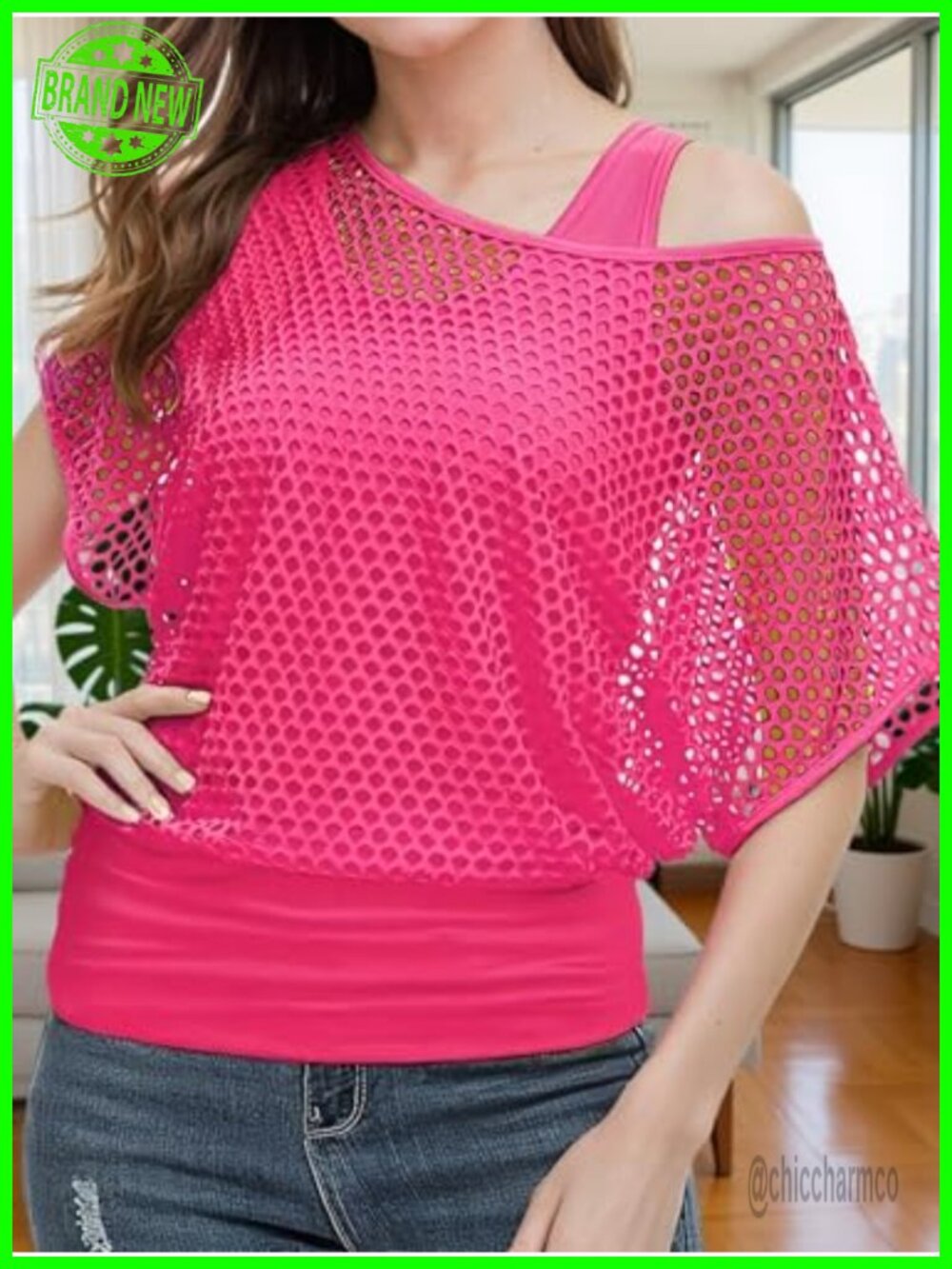 Women's 2 Piece Mesh T-Shirt and Tank Top Set Summer Casual Going Out